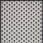 9' X 12' Black And White Indoor Outdoor Area Rug