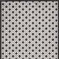 9' X 12' Black And White Indoor Outdoor Area Rug