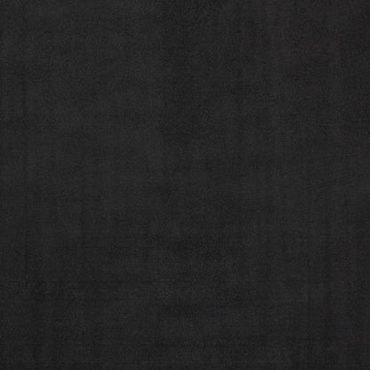 7' Black Square Indoor Outdoor Area Rug
