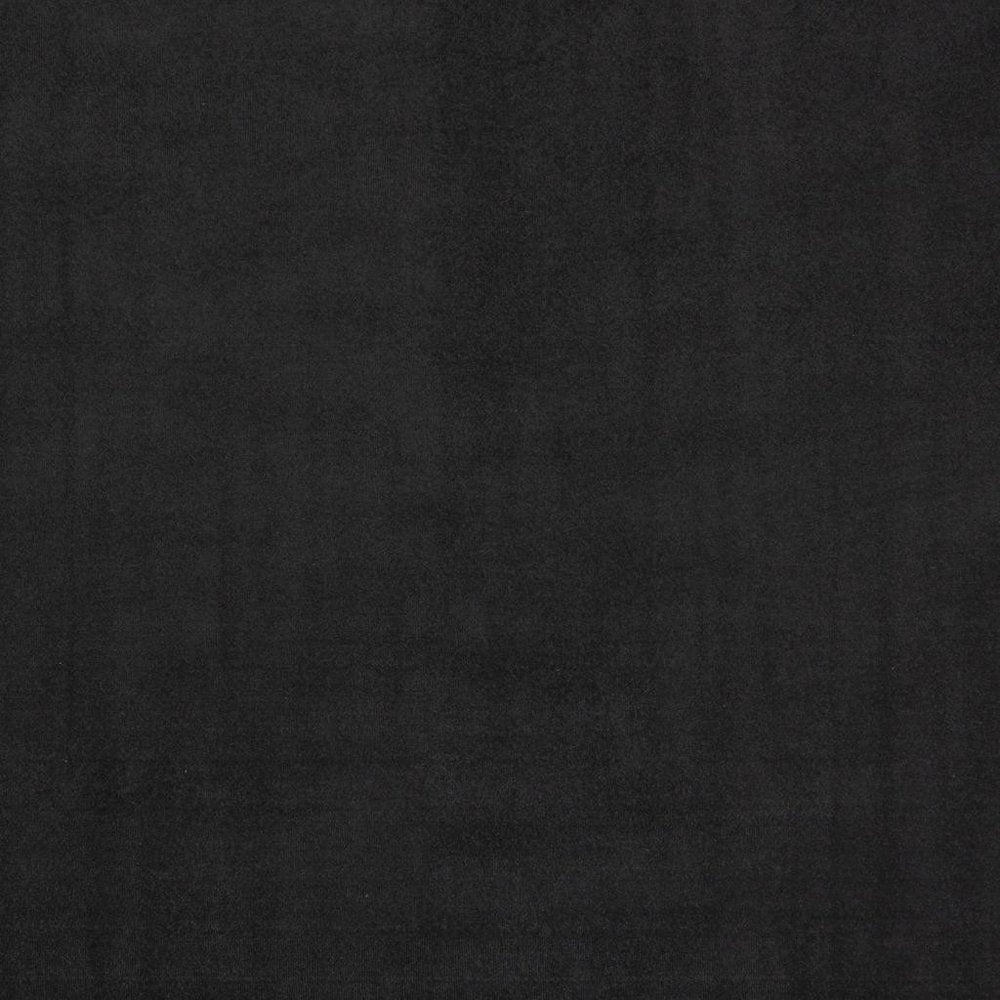 7' Black Square Indoor Outdoor Area Rug