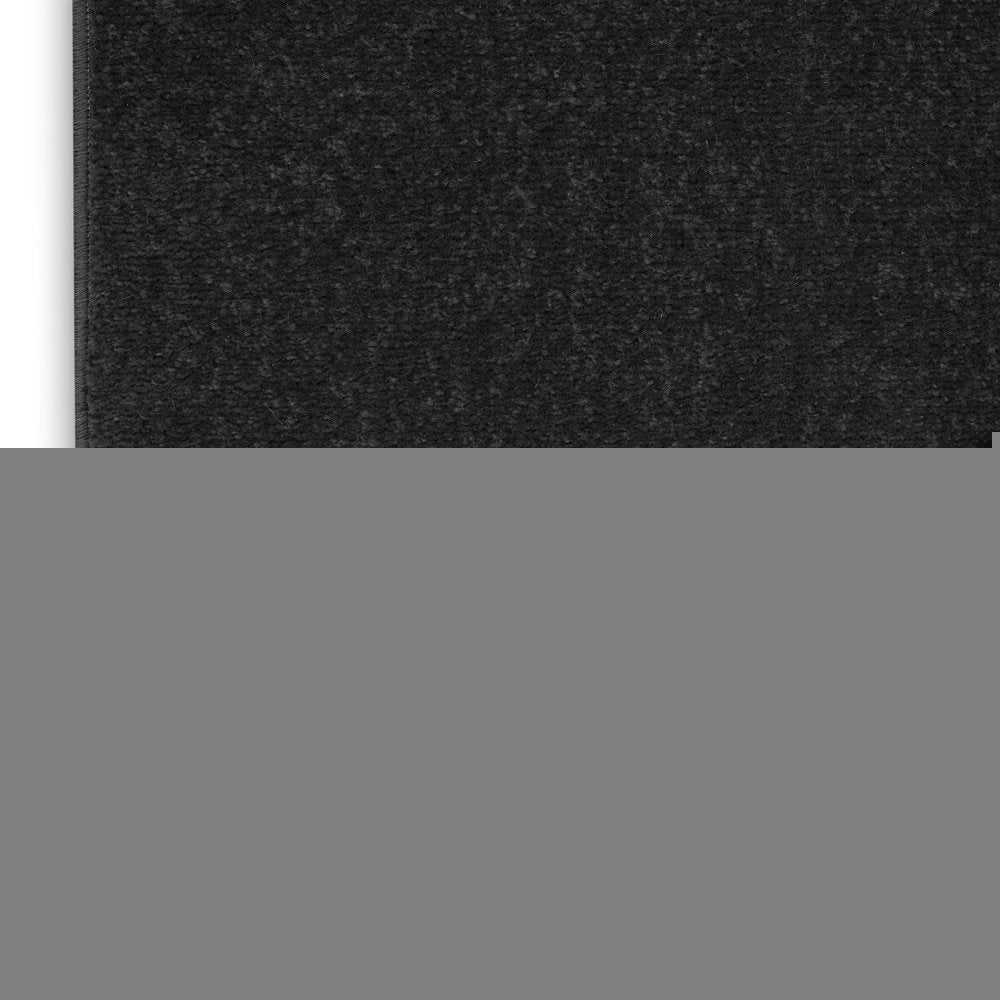 9' Black Square Indoor Outdoor Area Rug