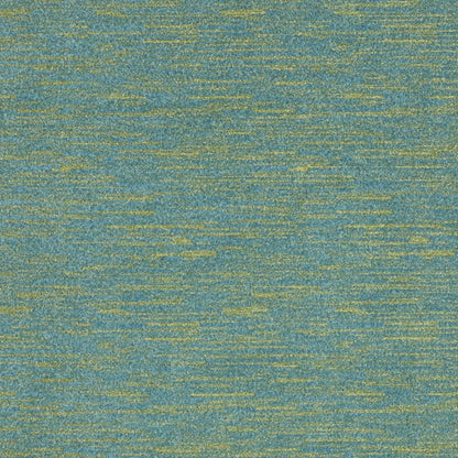 4' X 6' Blue And Green Indoor Outdoor Area Rug