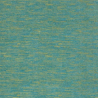 8' X 10' Blue And Green Indoor Outdoor Area Rug