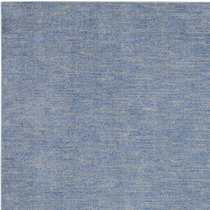 10' X 14' Blue And Gray Indoor Outdoor Area Rug