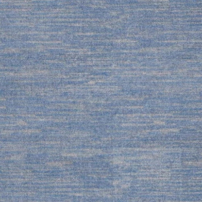 4' X 6' Blue And Gray Indoor Outdoor Area Rug