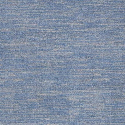 5' X 7' Blue And Gray Indoor Outdoor Area Rug