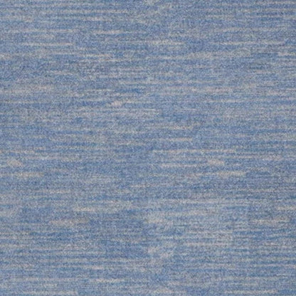 6' X 9' Blue And Gray Indoor Outdoor Area Rug