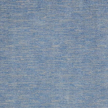 8' X 10' Blue And Gray Indoor Outdoor Area Rug