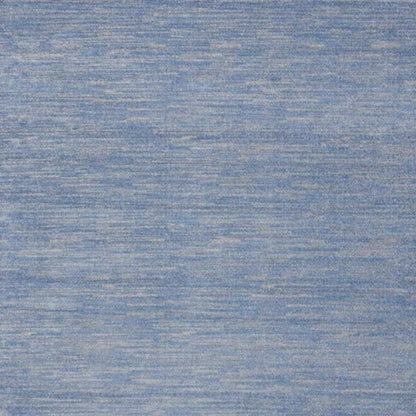 9' Blue And Gray Indoor Outdoor Area Rug