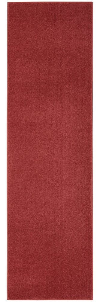 6' Brick Red Indoor Outdoor Runner Rug