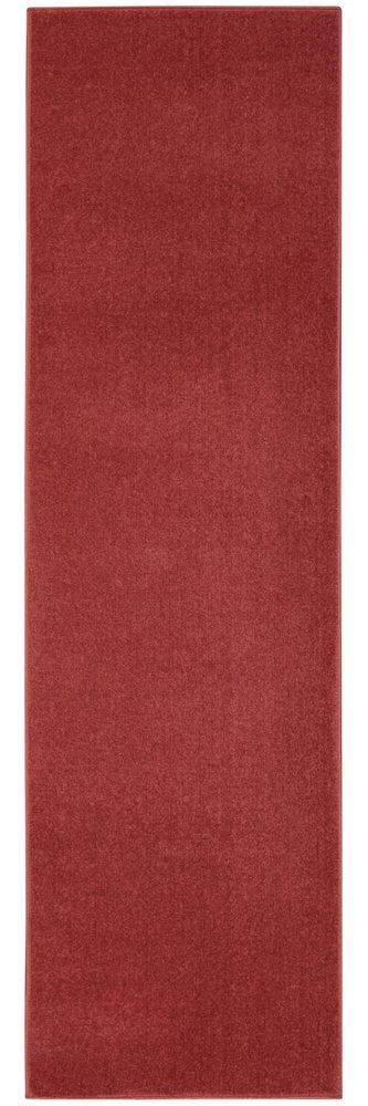 6' Brick Red Indoor Outdoor Runner Rug