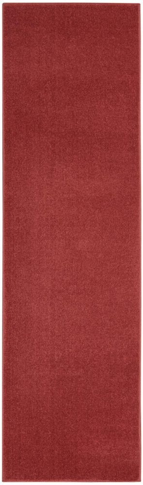 6' Brick Red Indoor Outdoor Runner Rug