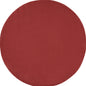 8' X 8' Brick Red Round Indoor Outdoor Area Rug