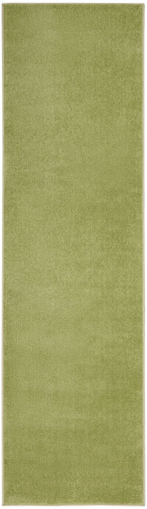 6' Green Indoor Outdoor Runner Rug