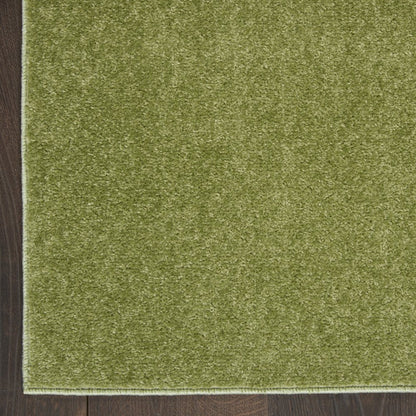 10' Green Indoor Outdoor Runner Rug