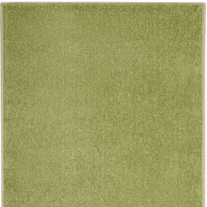 10' Green Indoor Outdoor Runner Rug
