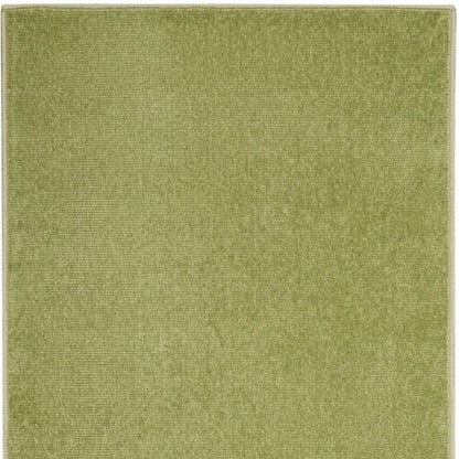 8' Green Indoor Outdoor Runner Rug