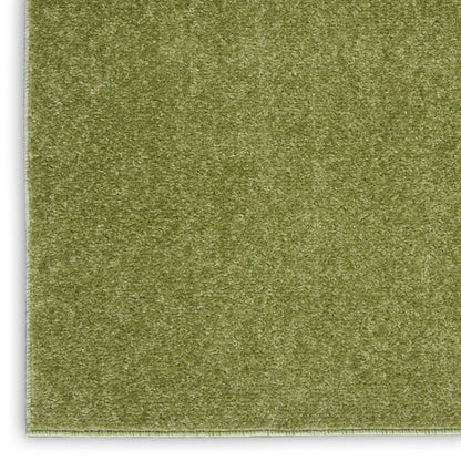 4' X 6' Green Indoor Outdoor Runner Rug