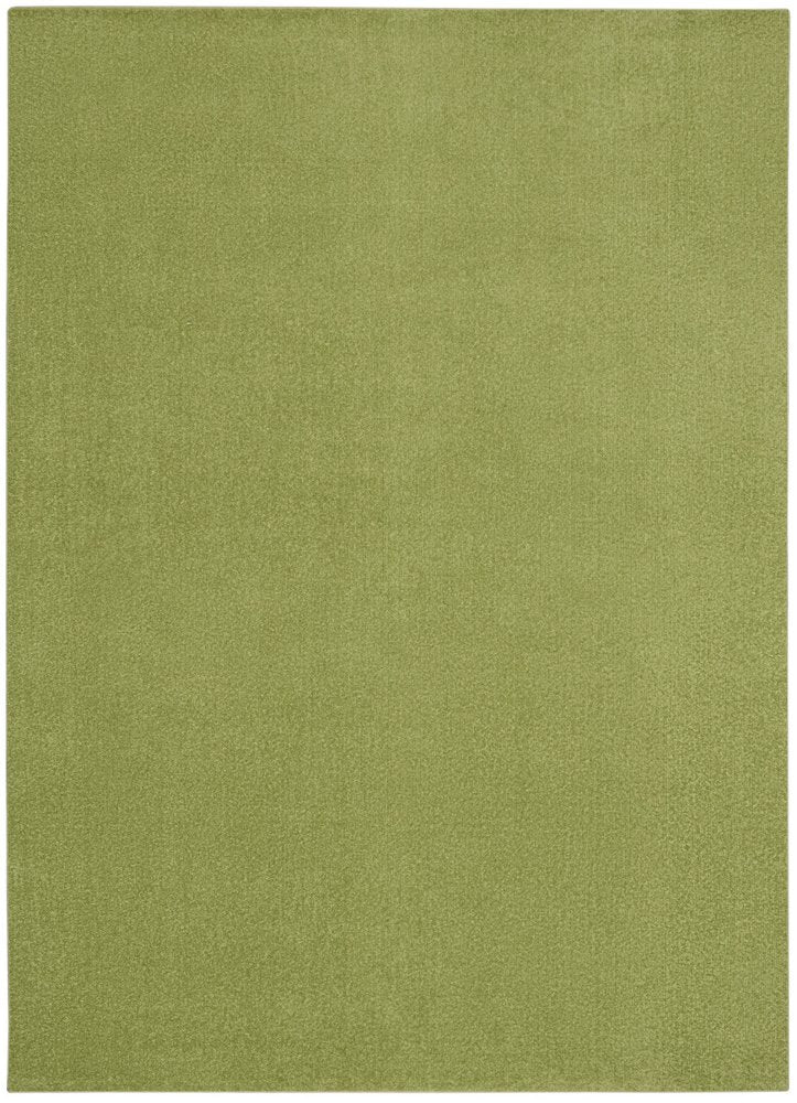 5' X 7' Green Indoor Outdoor Area Rug
