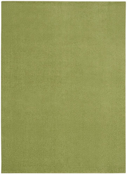 5' X 7' Green Indoor Outdoor Area Rug