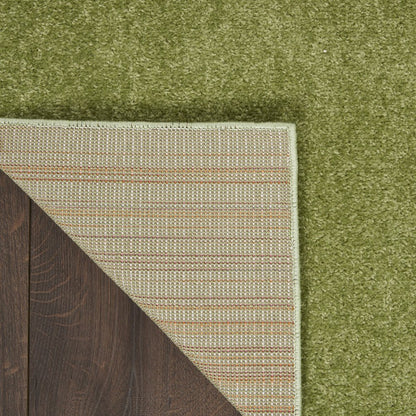 5' X 7' Green Indoor Outdoor Area Rug