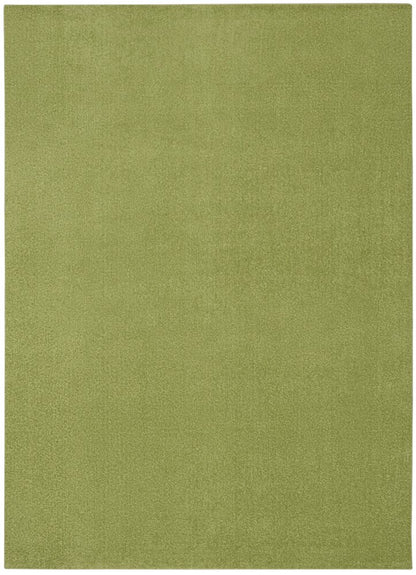 5' X 7' Green Indoor Outdoor Area Rug