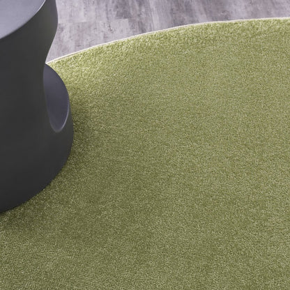 8' X 8' Green Round Indoor Outdoor Area Rug