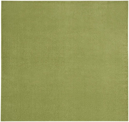 9' Green Square Indoor Outdoor Area Rug