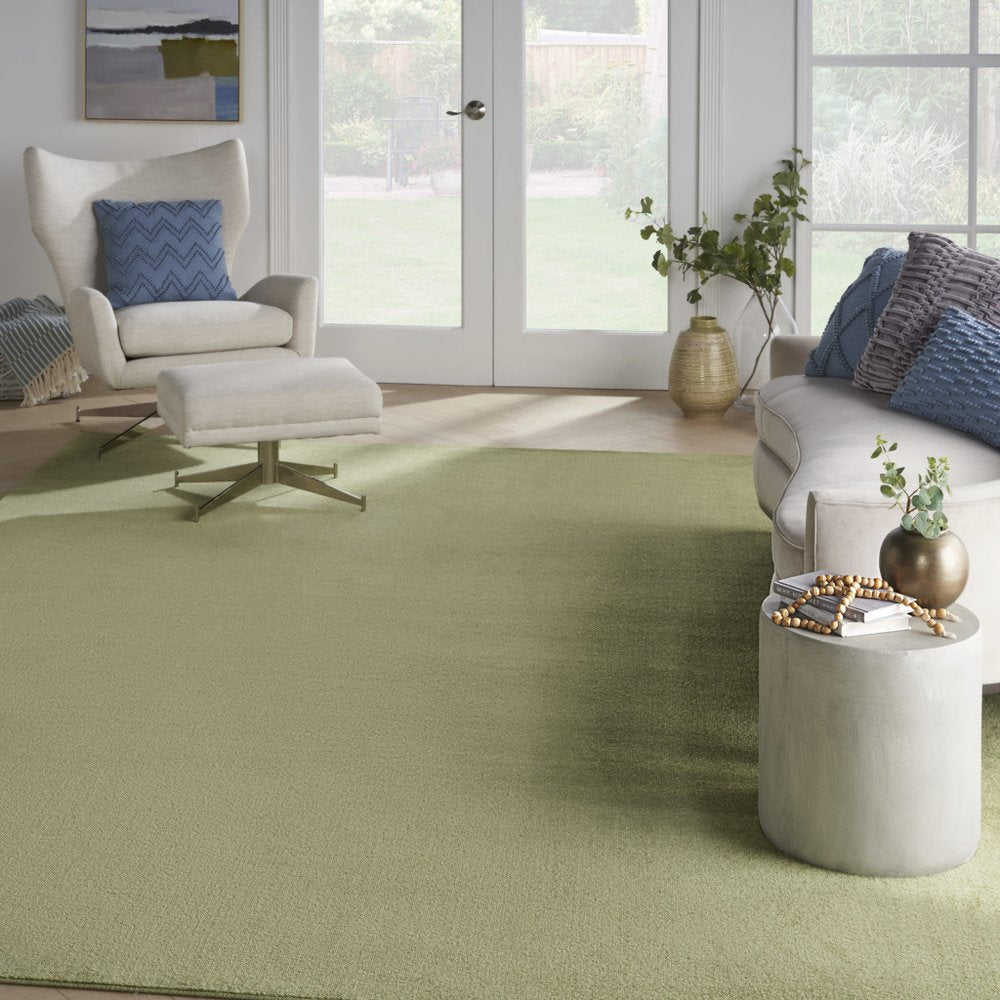 9' X 12' Green Indoor Outdoor Area Rug