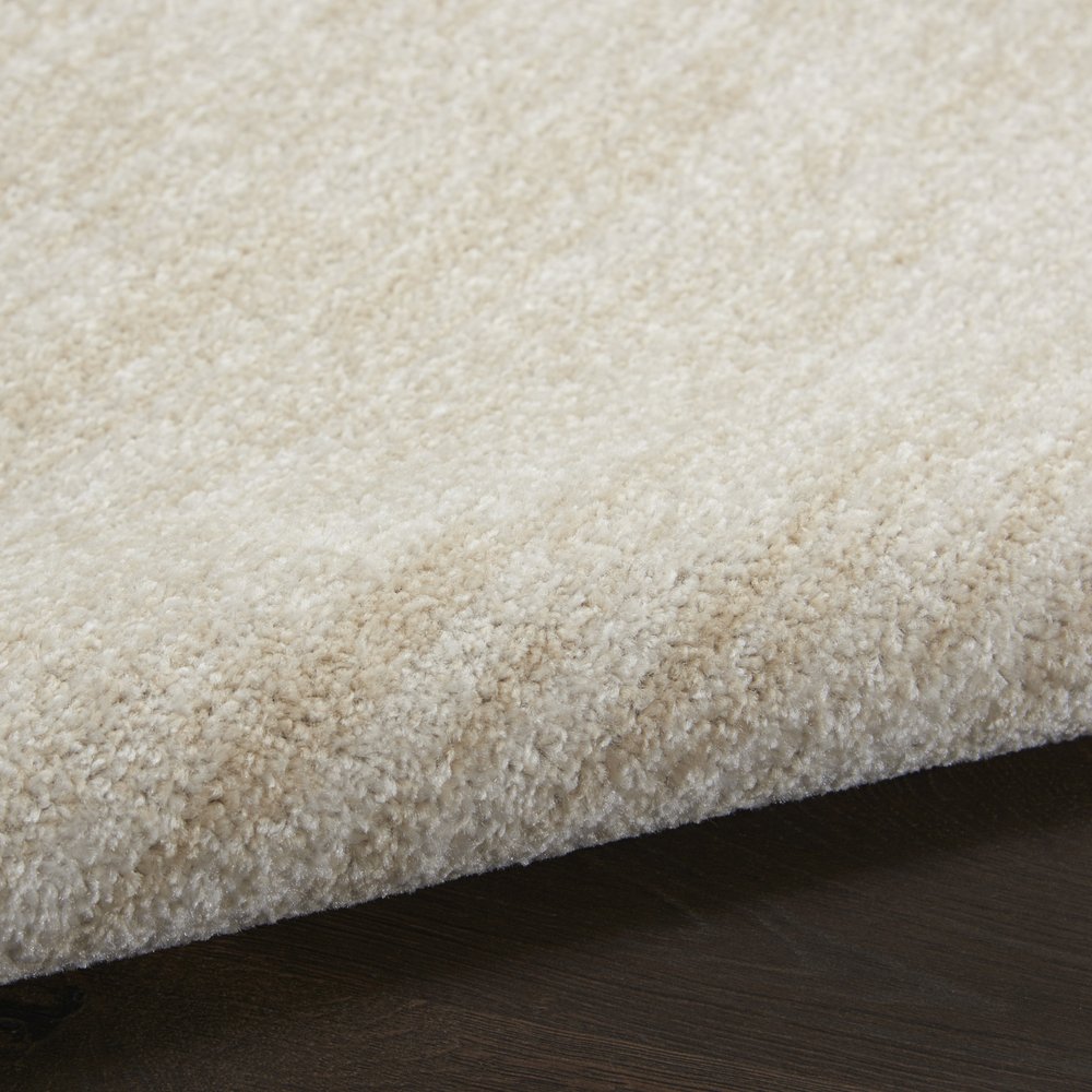 2' X 10' Ivory And Beige Non Skid Indoor Outdoor Runner Rug