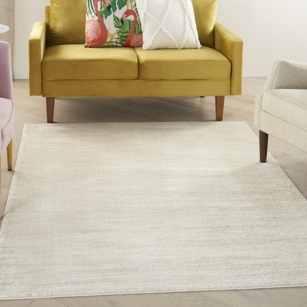 4' X 6' Beige And Ivory Indoor Outdoor Area Rug