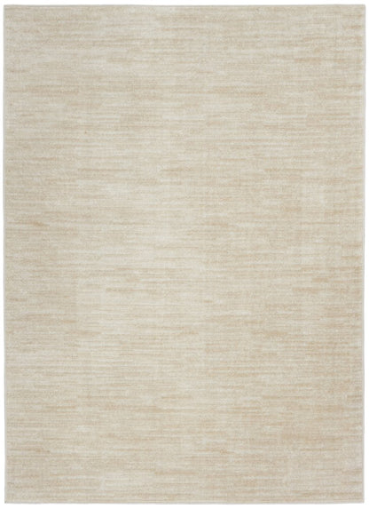 5' X 7' Beige And Ivory Indoor Outdoor Area Rug