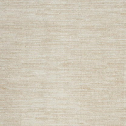 6' X 9' Beige And Ivory Indoor Outdoor Area Rug