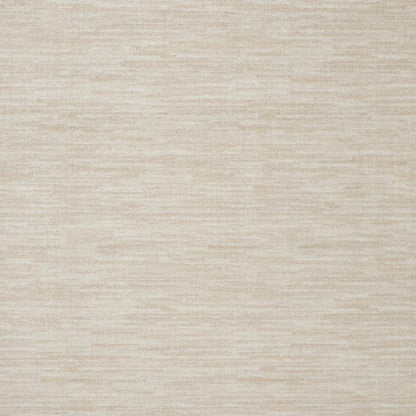 7' Beige And Ivory Square Indoor Outdoor Area Rug