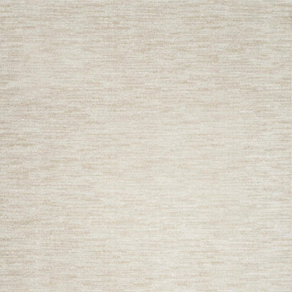 9' X 12' Beige And Ivory Indoor Outdoor Area Rug