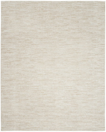 9' X 12' Beige And Ivory Indoor Outdoor Area Rug