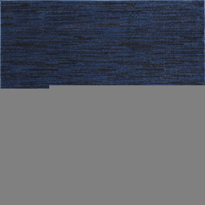 6' X 9' Midnight Blue Indoor Outdoor Area Rug