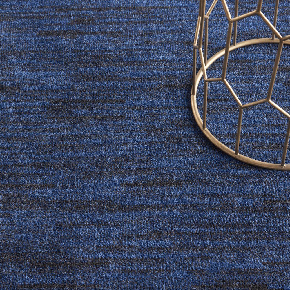 6' X 9' Midnight Blue Indoor Outdoor Area Rug