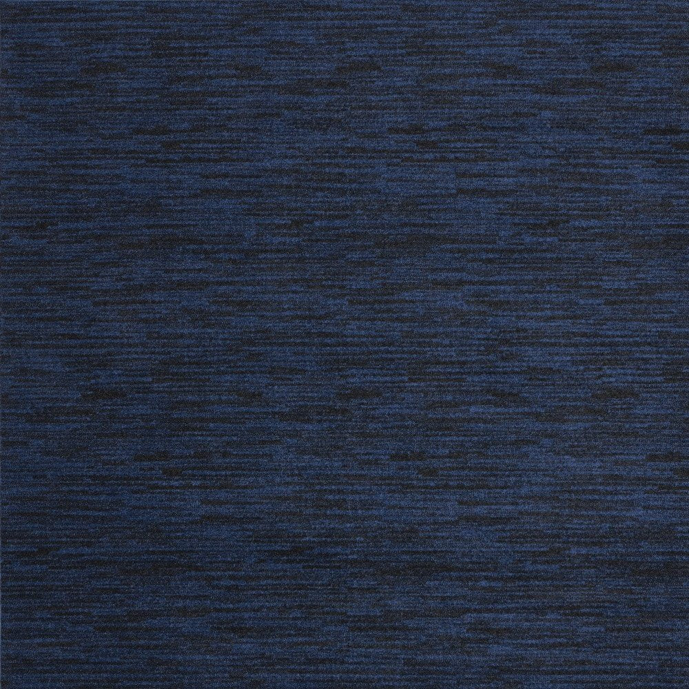 7' Midnight Blue Square Indoor Outdoor Area Rug