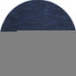 8' Midnight Blue Round Stain Resistant Indoor Outdoor Area Rug