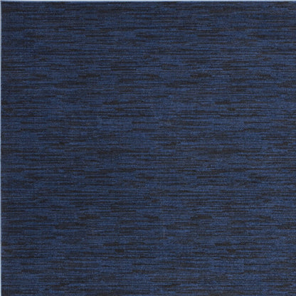 9' Blue Square Indoor Outdoor Area Rug