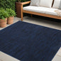 9' Blue Square Indoor Outdoor Area Rug