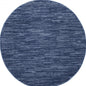 4' Blue Round Indoor Outdoor Area Rug
