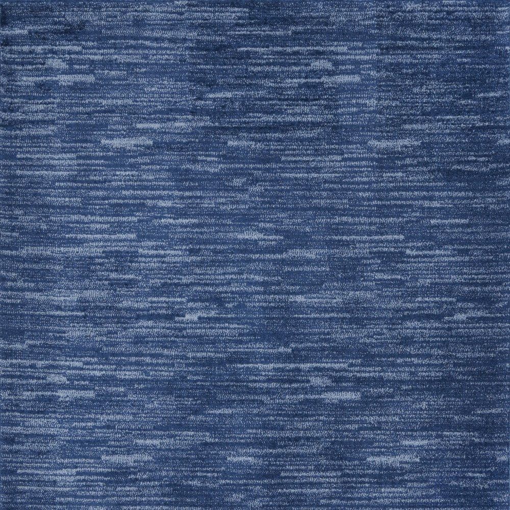 4' X 6' Blue Indoor Outdoor Area Rug