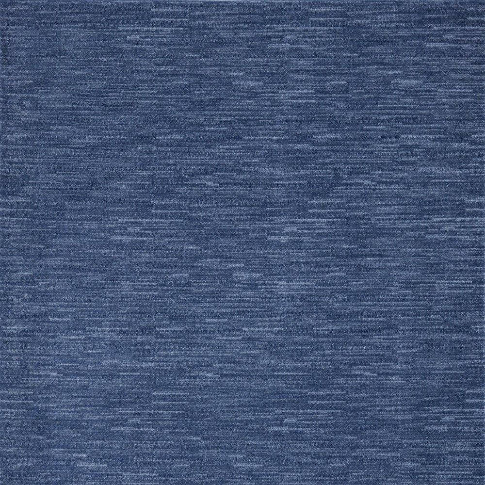7' X 10' Blue Indoor Outdoor Area Rug