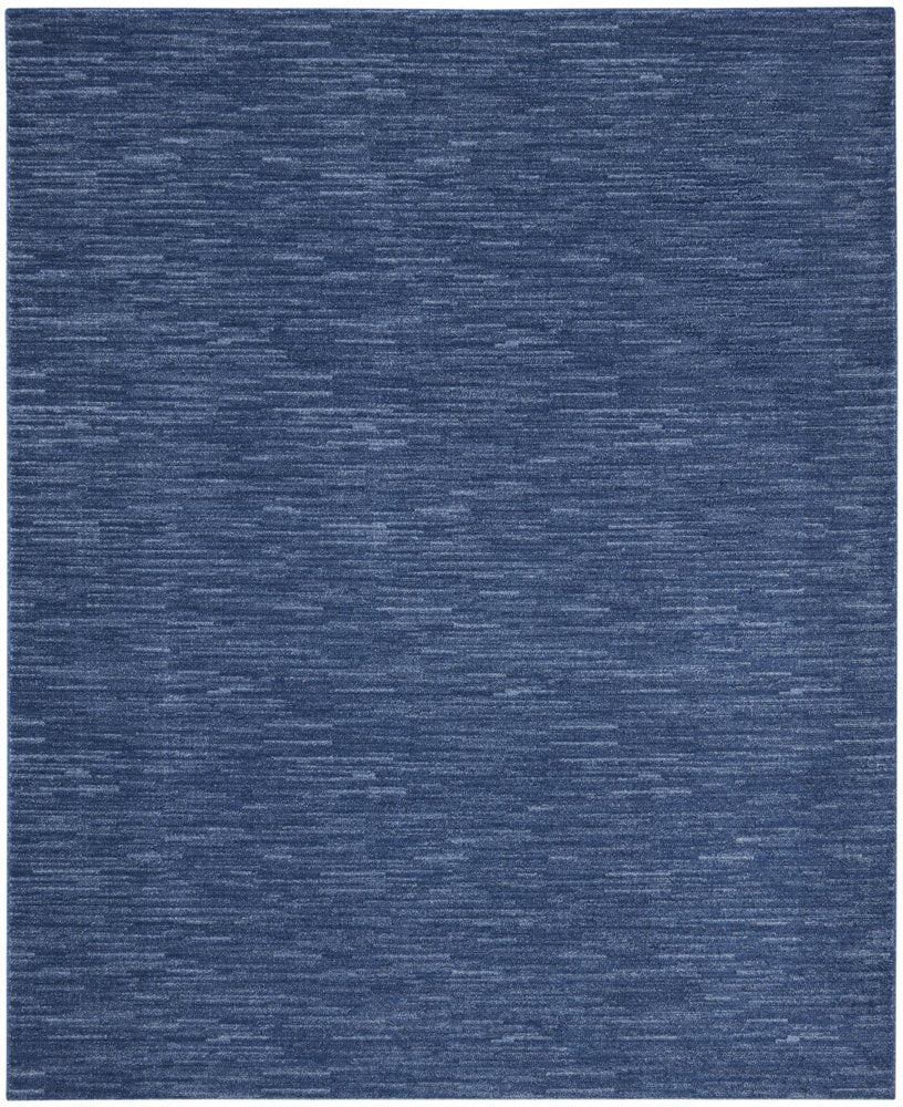 8' X 10' Blue Indoor Outdoor Area Rug
