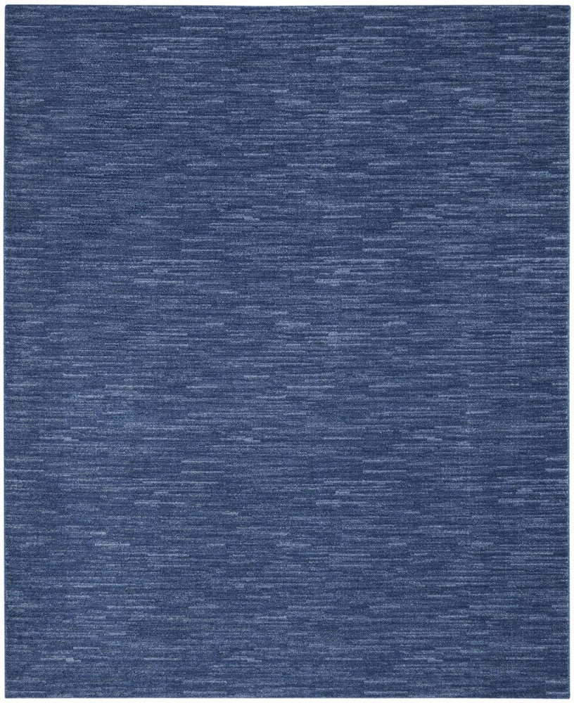 8' X 10' Blue Indoor Outdoor Area Rug