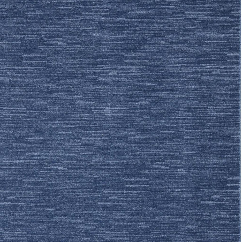 9' X 12' Blue Indoor Outdoor Area Rug