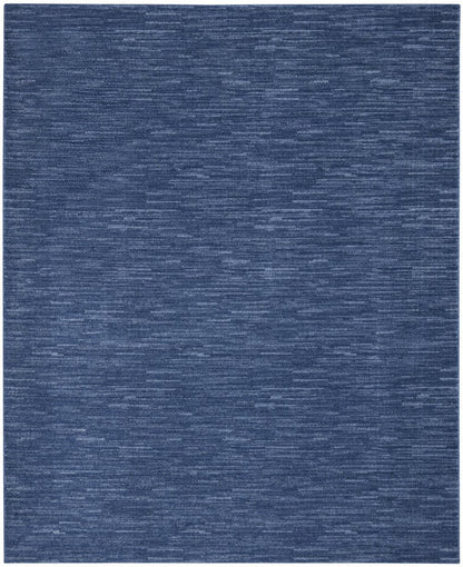 9' X 12' Blue Indoor Outdoor Area Rug