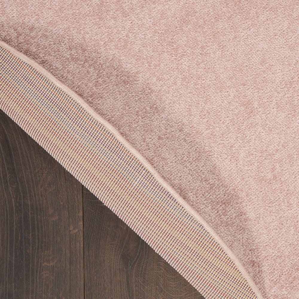 8' X 8' Pink Round Indoor Outdoor Area Rug